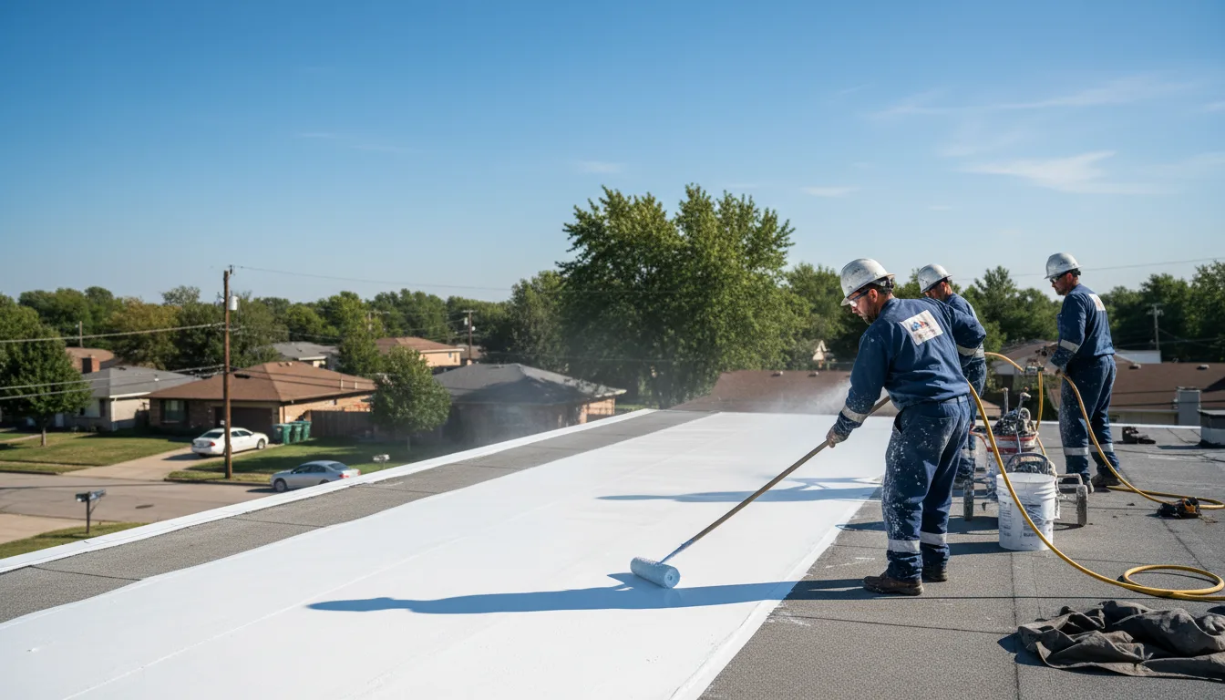 Commercial roof coating in Crescent, PA near me